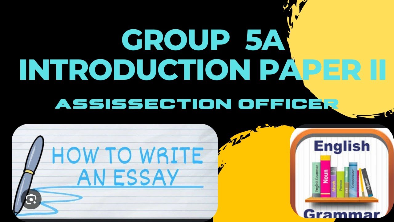 GROUP 5A INTRODUCTION CLASS PAPER II #tnpsc #assitantsectionofficer #paper2english