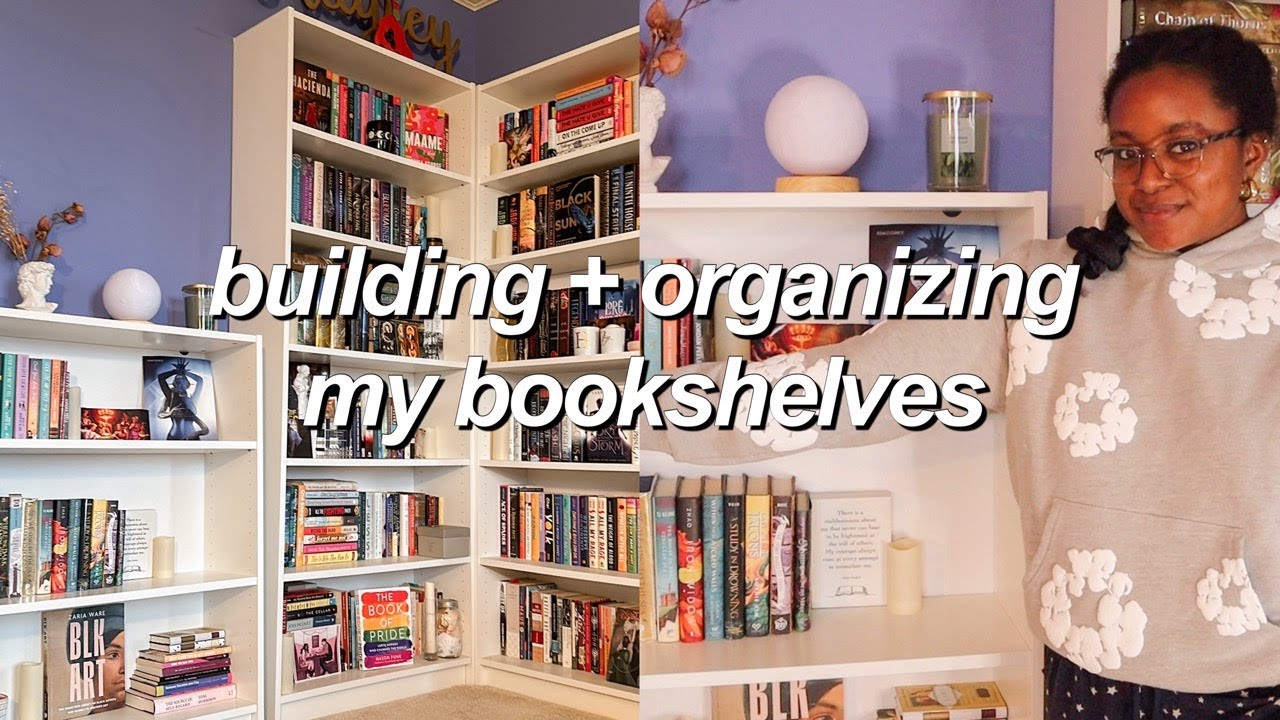 build my bookshelves with me + life update (how i got my book deal, my new favorite books, etc.)