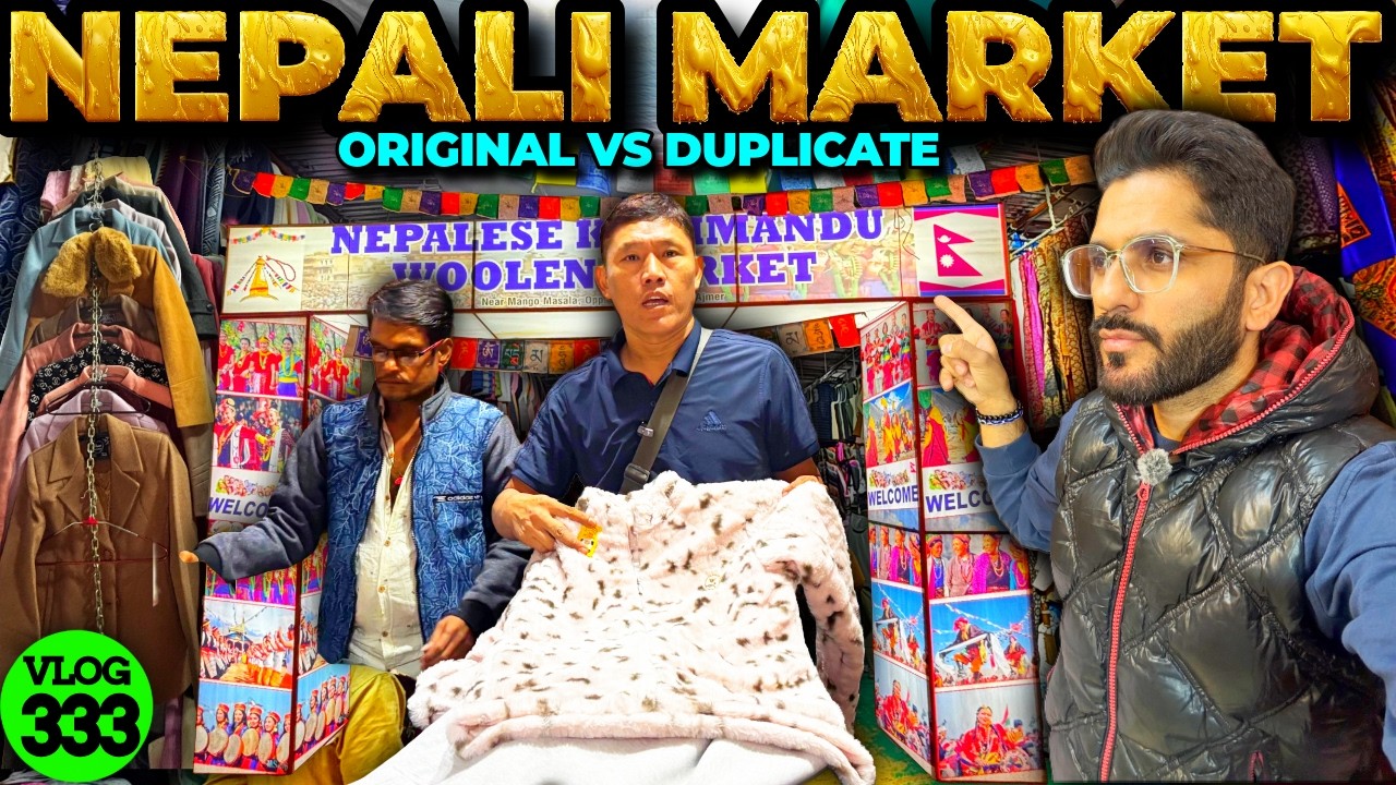 Ajmer Ka Nepali Market (Original) Wala Aur Duplicate Pr Gaye 😳 Mohammed Chishty Vlogs