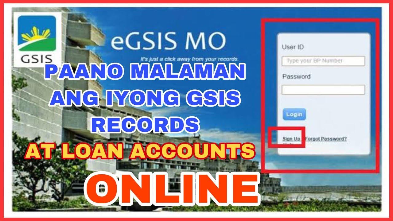 PAANO MALAMAN ANG IYONG GSIS RECORDS AND LOAN ACCOUNTS ONLINE