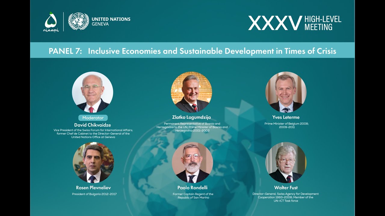 7. Panel of the XXXV HLM | Inclusive Economies and Sustainable Development in Times of Crisis