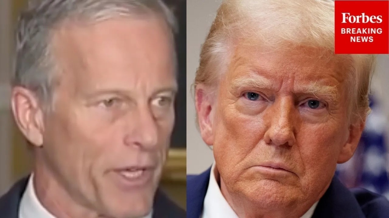 'When Does Congress Weigh In?': Reporter Questions Thune About Iran War
