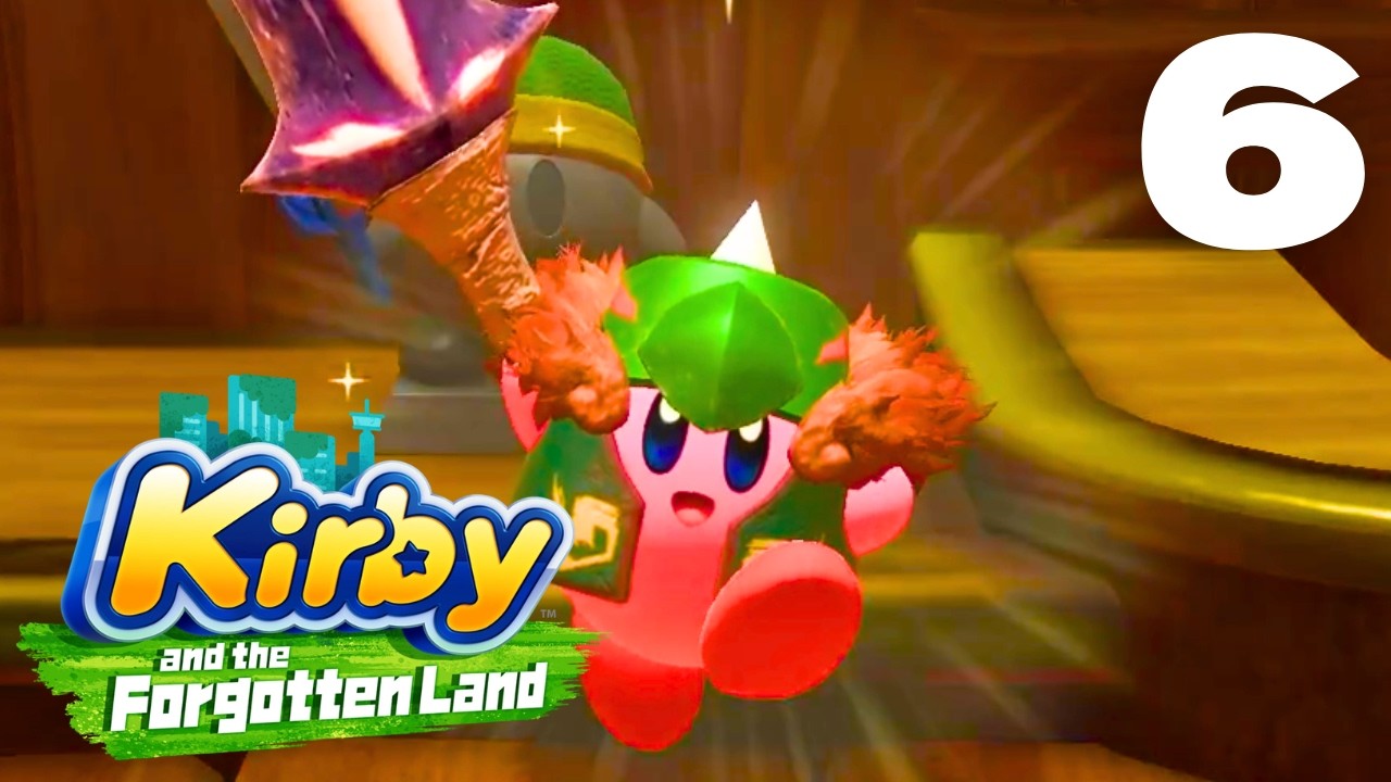 Let's Play Kirby and the Forgotten Land Part 6 - Wondaria Remains!