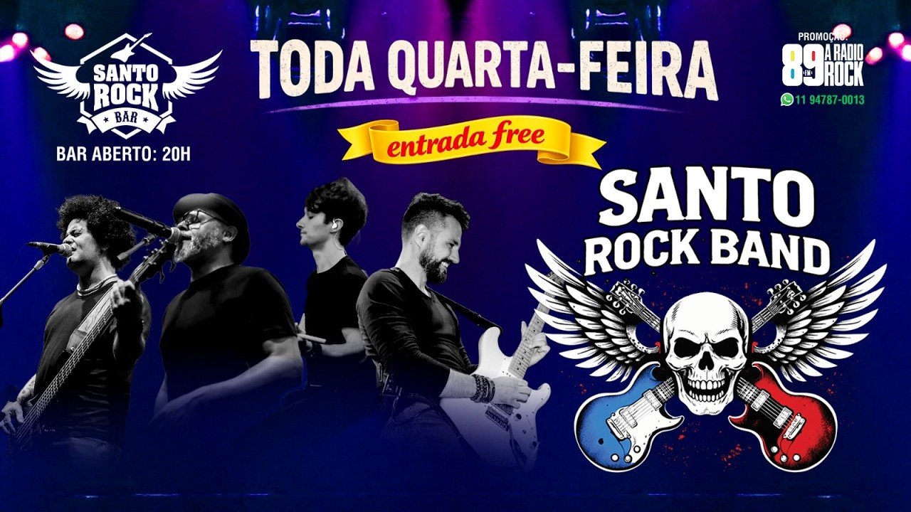 SANTO ROCK BAND TODA QUARTA FEIRA
