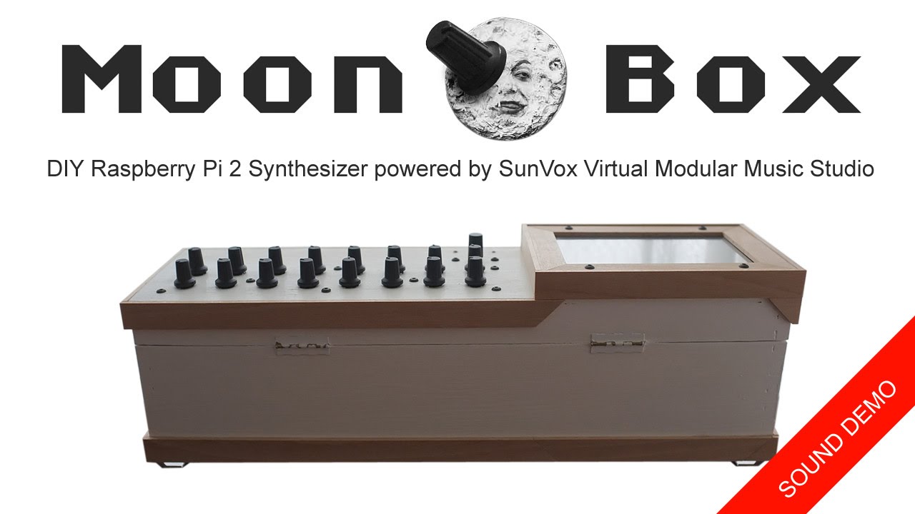 MoonBox - DIY Raspberry Pi 2 Synthesizer powered by SunVox Virtual Modular Music Studio