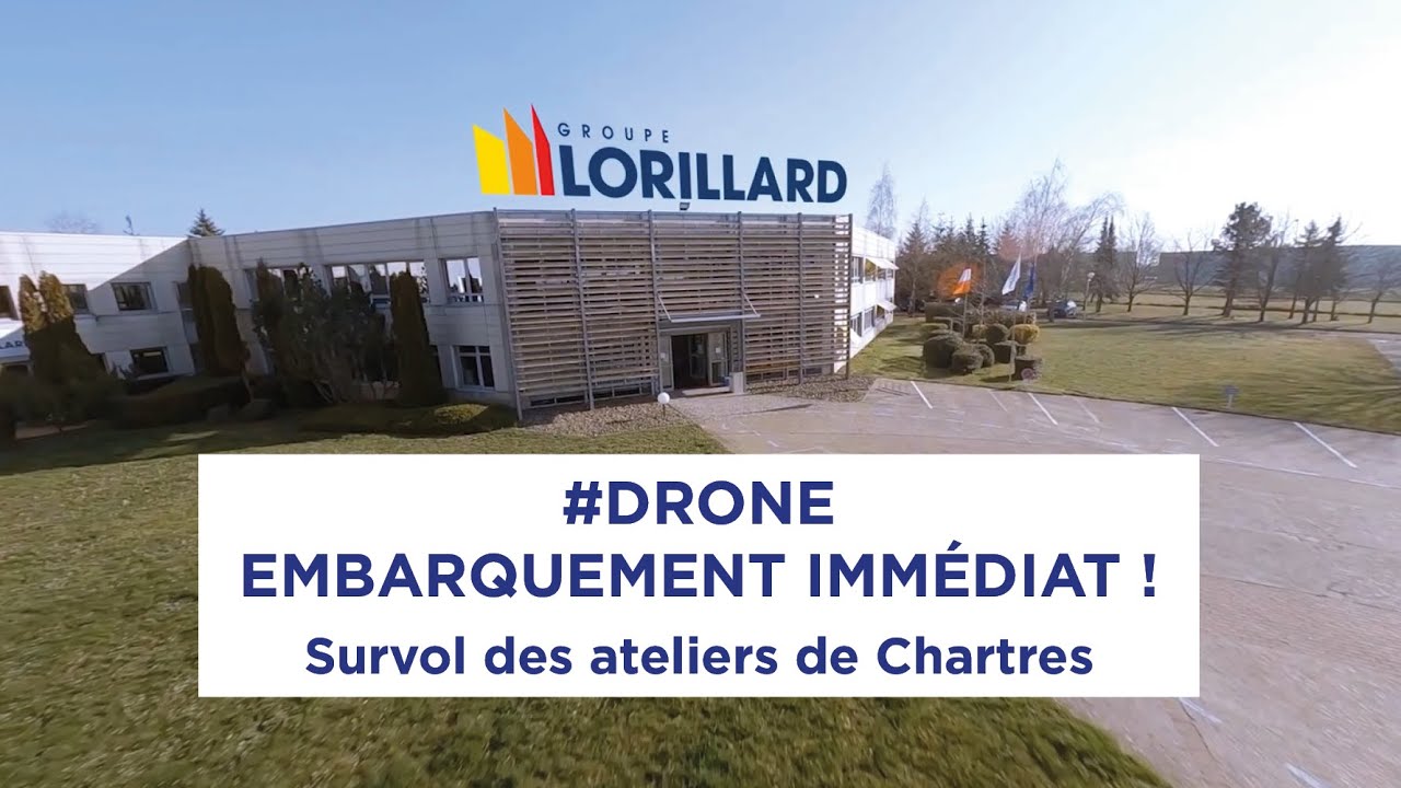 Embarquement immédiat pour un survol des ateliers de Chartres à bord d’un drone !