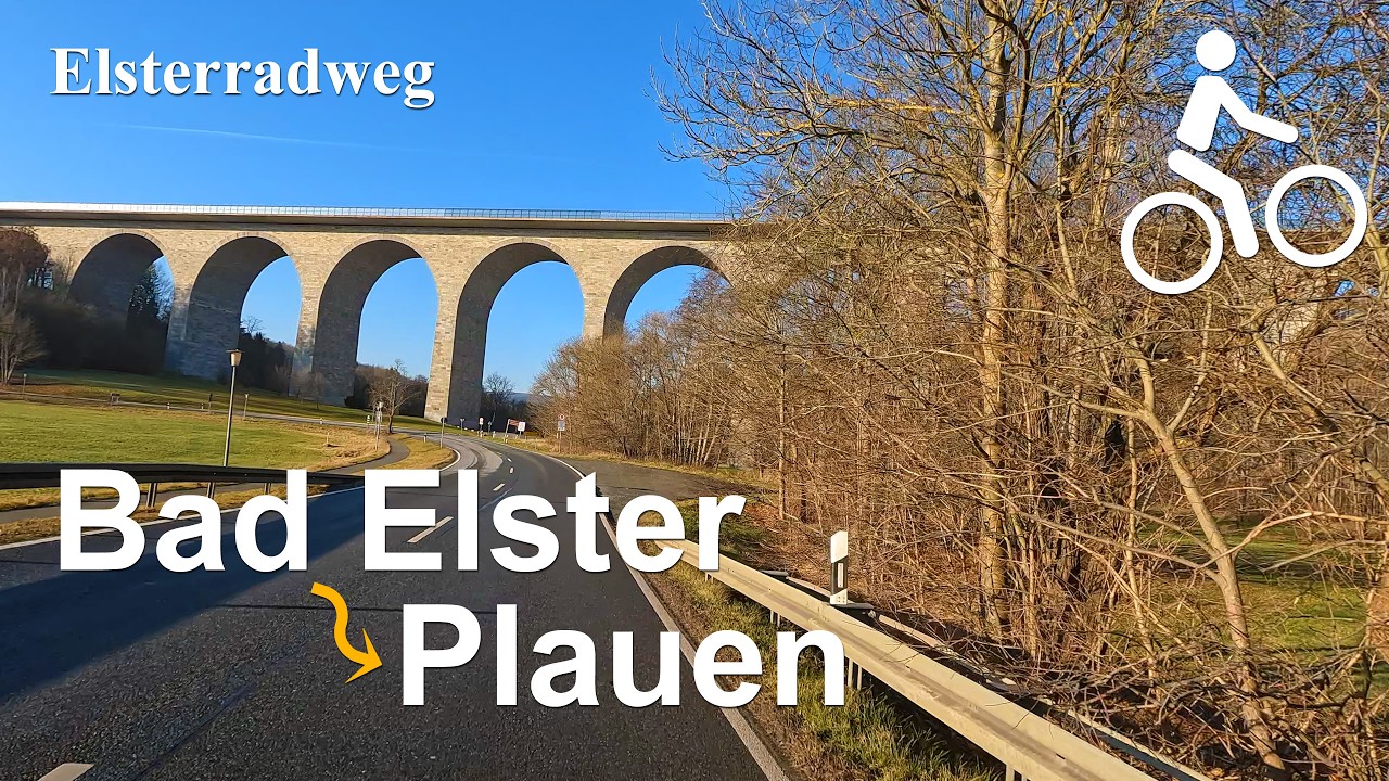 Elsterradweg von Bad Elster nach Plauen | Elsterradweg | 4K