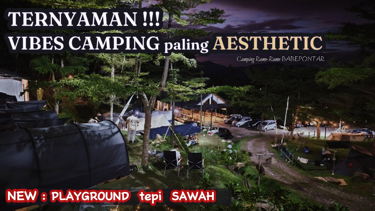 Camping Rame-Rame Paling AESTHETIC & TERNYAMAN Di Tepi SAWAH | Murah | DIDESA ECO CAMP | Bogor