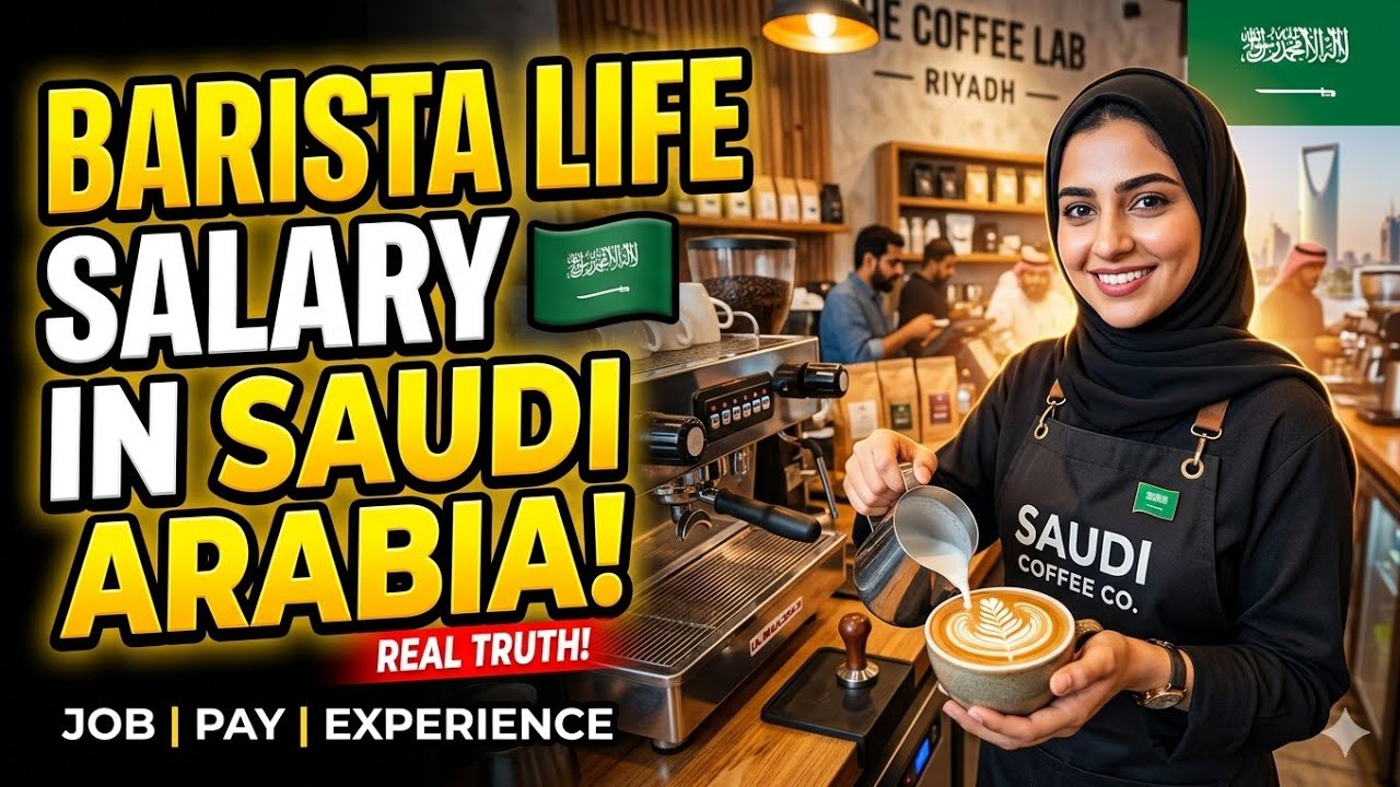 Saudi Arabia barista life and sallery?☕#barista #baristaharibro #baristalife #income 