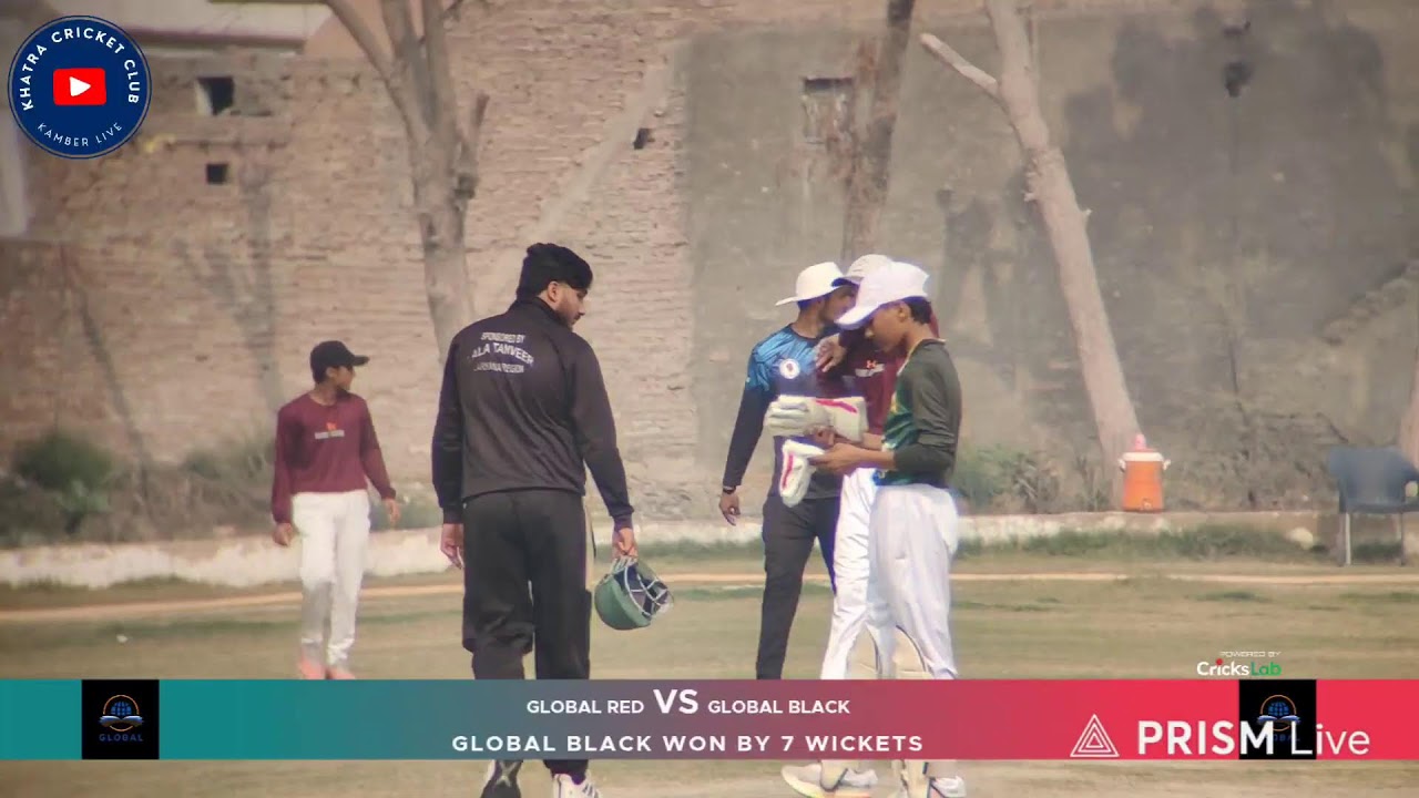 2nd Inning Final Match Global Red VS Global Black 