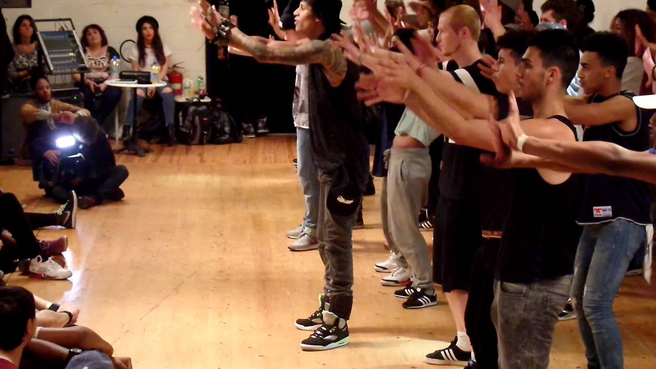Les Twins workshop in London - Laurent's Routine
