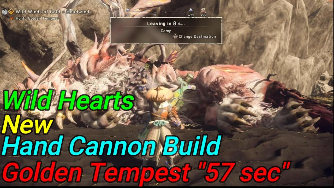 🎮Wild hearts 😄New hand cannon build 😊Hunt: Golden Tempest 