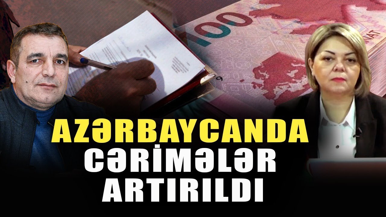 Azərbaycanda cərimələr artırıldı- Natiq Cəfərli ilə QIRMIZI MASA