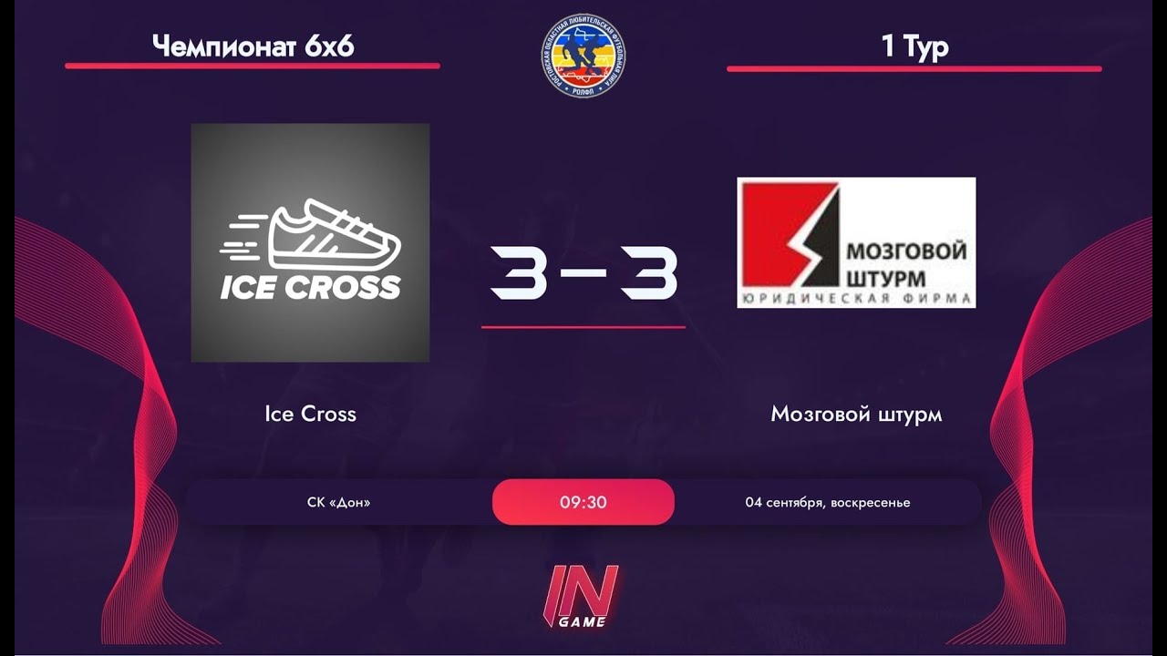 Ice Cross-Мозговой штурм, чемпионат 6х6