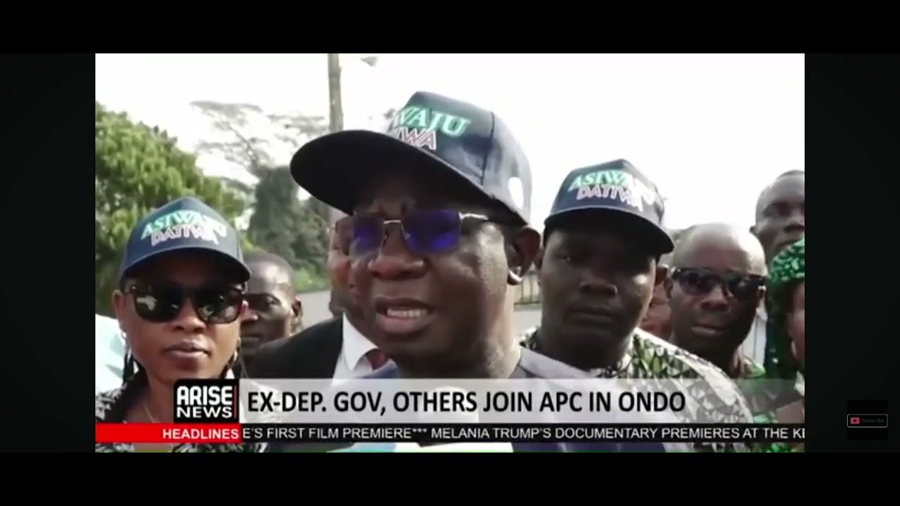 Кандидат от PDP на пост губернатора и другие присоединились к APC в штате Ондо.