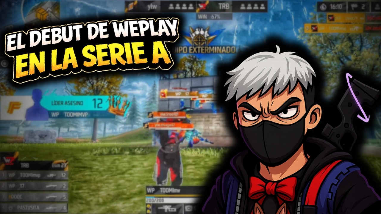 ASI FUE EL DEBUT DE WEPLAY EN LA SERIE A DE PUNICHER 🔥 | FREE FIRE ☠️