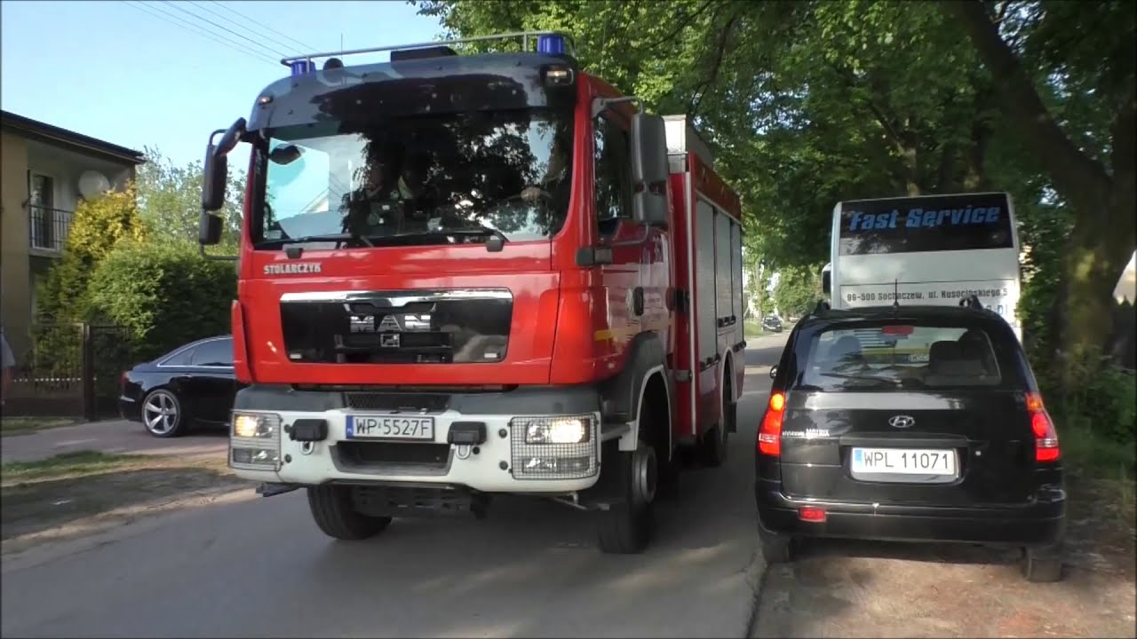 Alarmowo 2 zastępy SLRt i GBA z JRG 2 Płock i Quad z OSP Gąbin do wypadku!