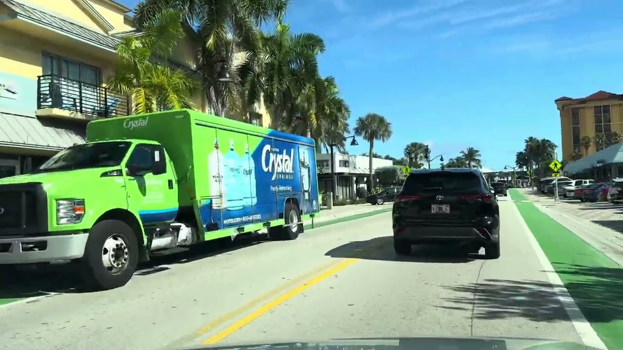 Driving A1A from Pompano Beach to Delray Beach