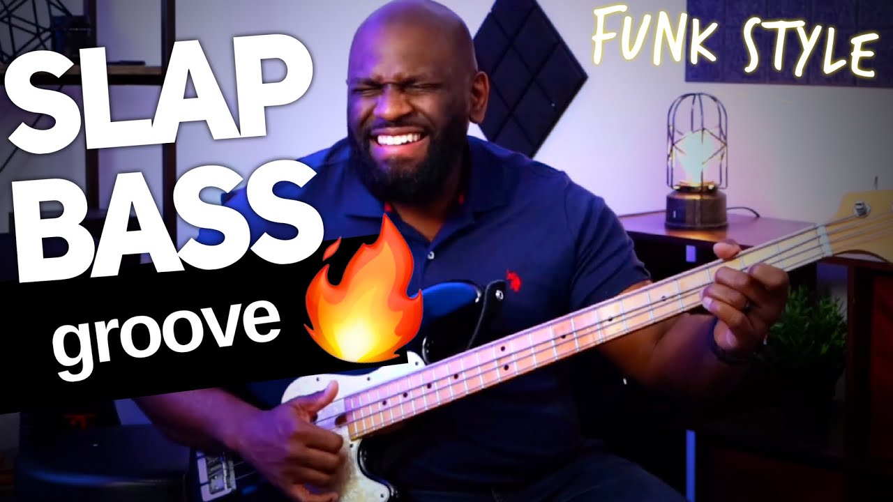 Learn Crazy Slap Bass Groove Under 2min‼️😱
