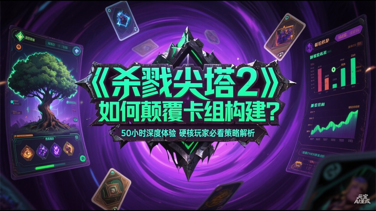 《杀戮尖塔2》如何颠覆卡组构建？50小时深度体验，解析让硬核玩家沉迷的策略与全新机制