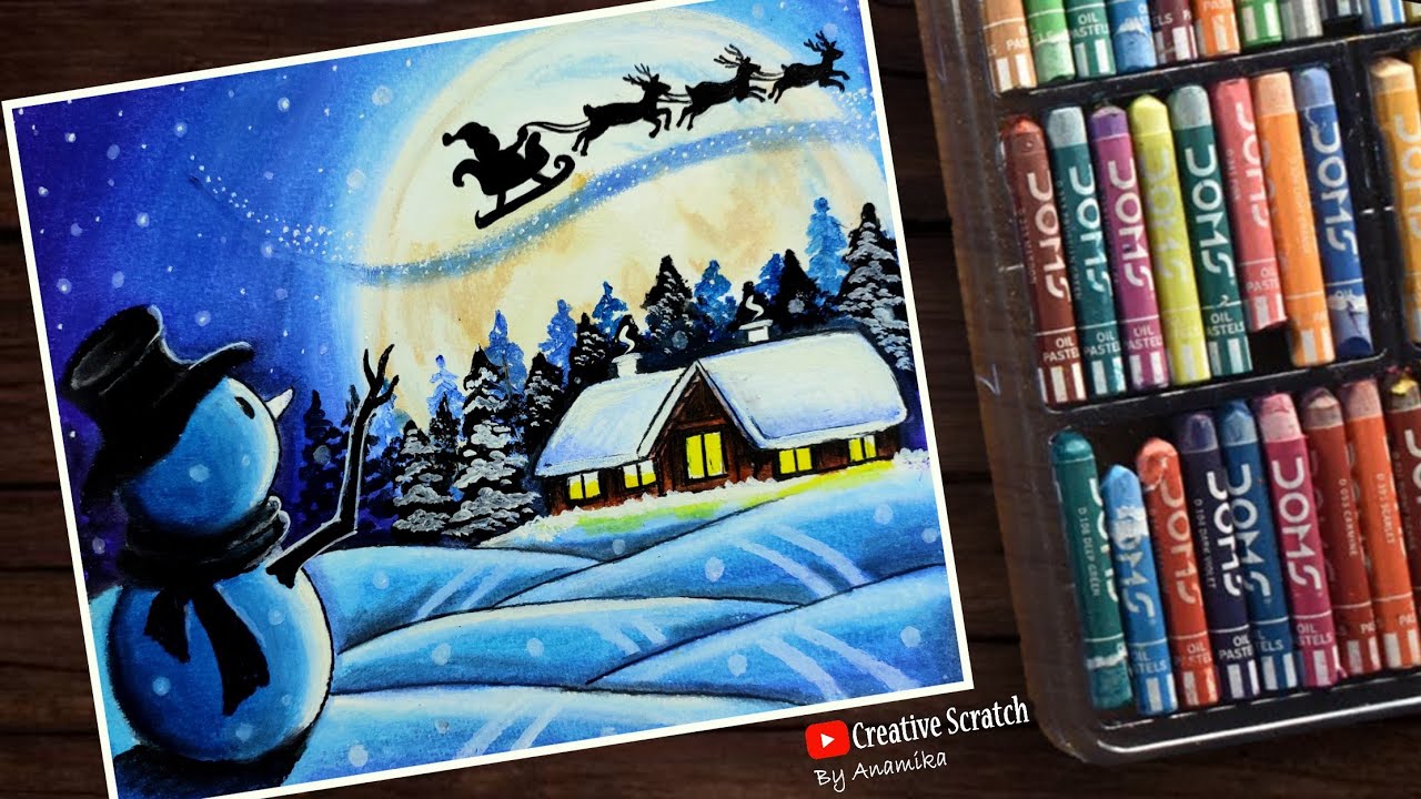 Christmas Drawing Easy Step by Step | Santa Claus Drawing Easy Step by Step #christmas #xmas