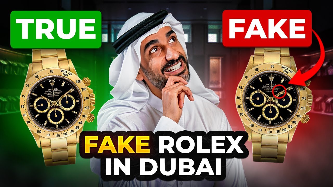 FAKE ROLEX in Dubai! | How to distinguish real from fake