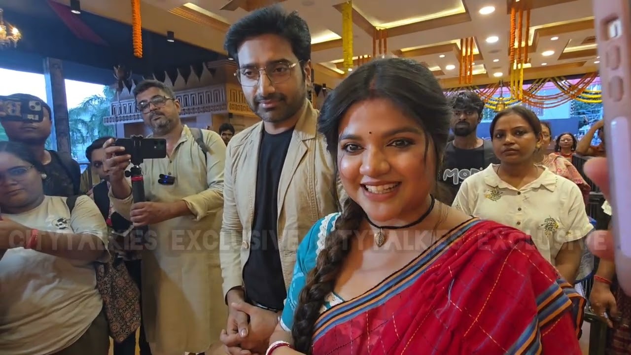 দূর্গা মায়ের পুজোয় বিশ্বজিৎ ও রণিতা | ও মোর দরদিয়া #starjalsha #OMorDorodiya 