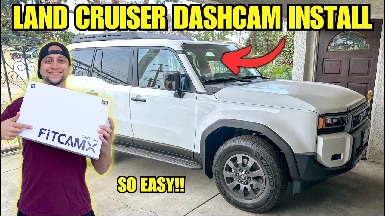 Plug & Play Toyota Land Cruiser DASHCAM Install | 2024 | 2025 | 2026 |
