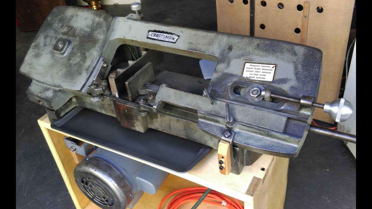 Refurbished Miniature Craftsman Horizontal Bandsaw