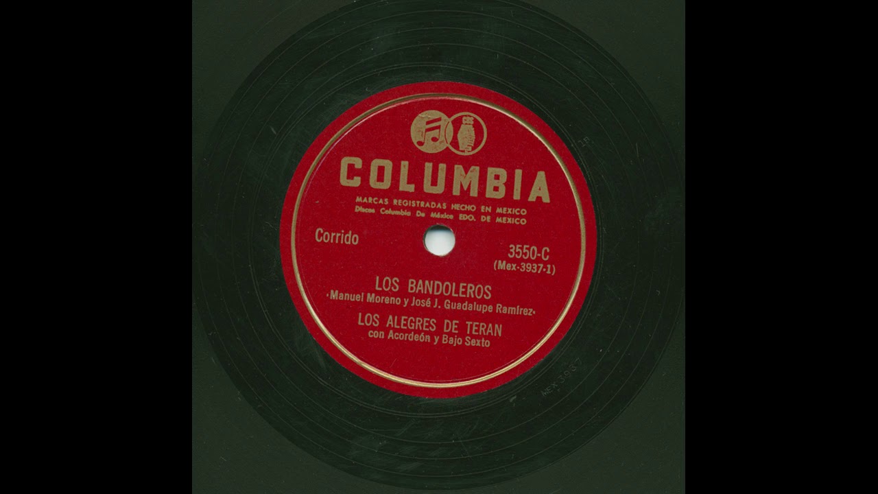 Los Alegres De Terán - Los Bandoleros - Columbia 3550-C