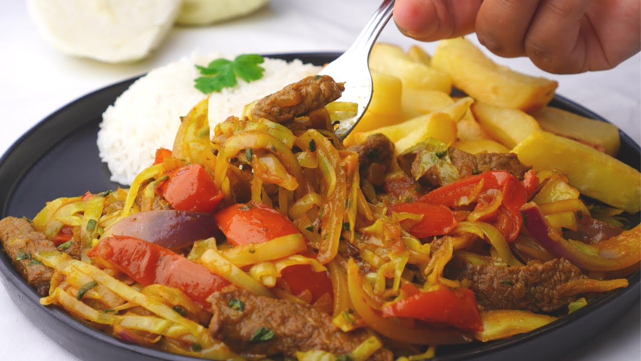 Saltado de Col Peruano | Saltado de Repollo fácil y delicioso