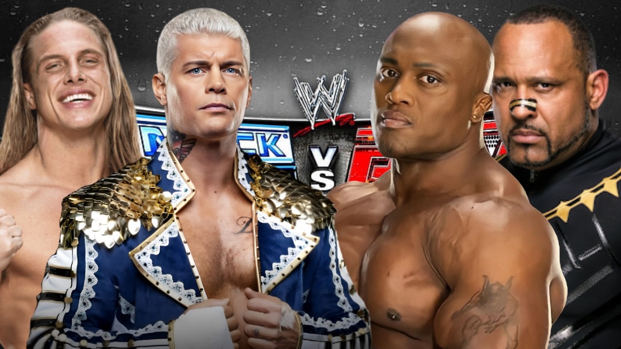 Cody Rhodes & Matt Riddle vs Bobby Lashley & MVP - WWE SvR 2010 Gameplay