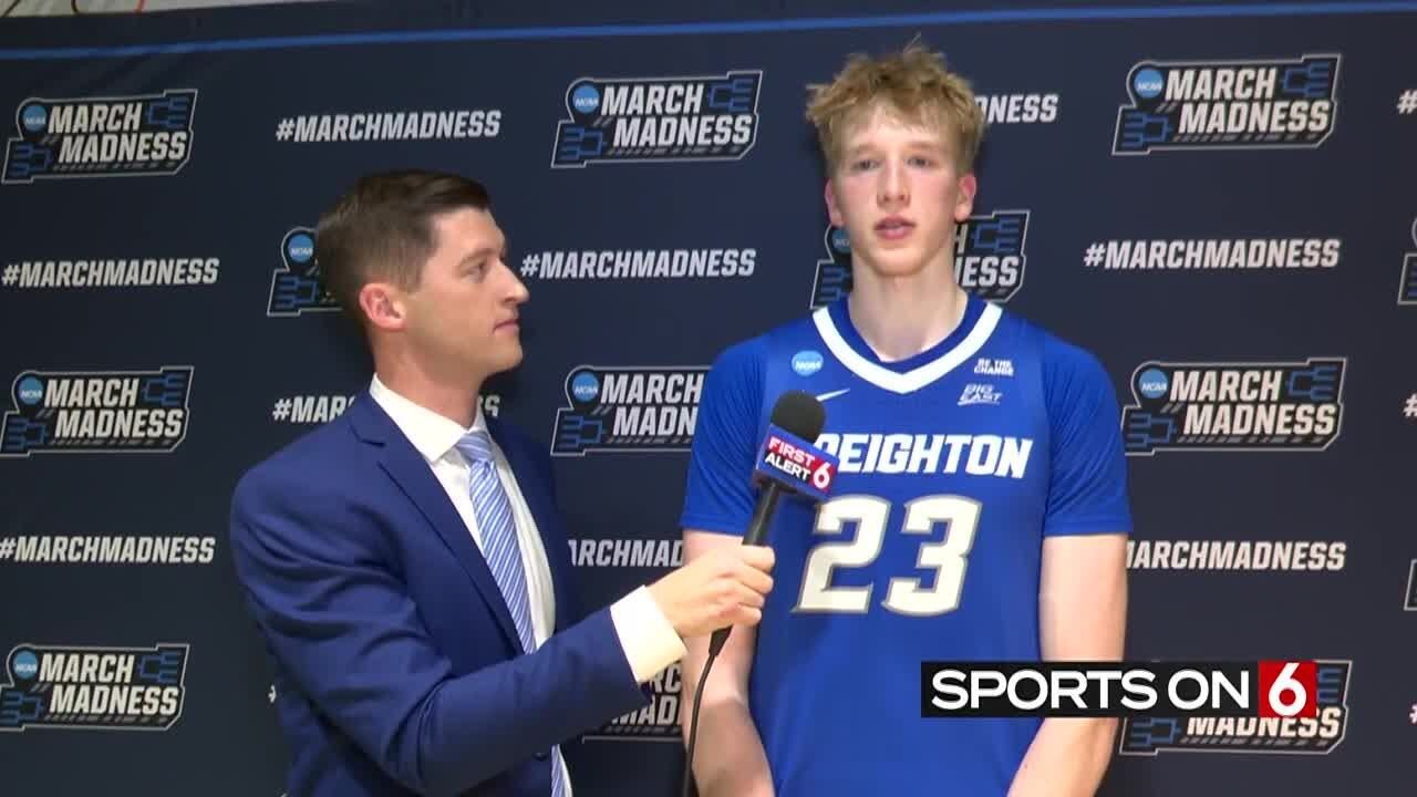 Creighton forward Jackson McAndrew on NCAA Tournament experience, motivation for future with Blue...
