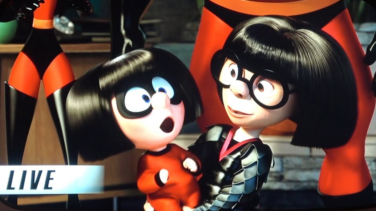 Incredicoaster FULL Pre-Show Video at Pixar Pier w/Mr. & Mrs. Incredible, Edna Mode + at Disneyland