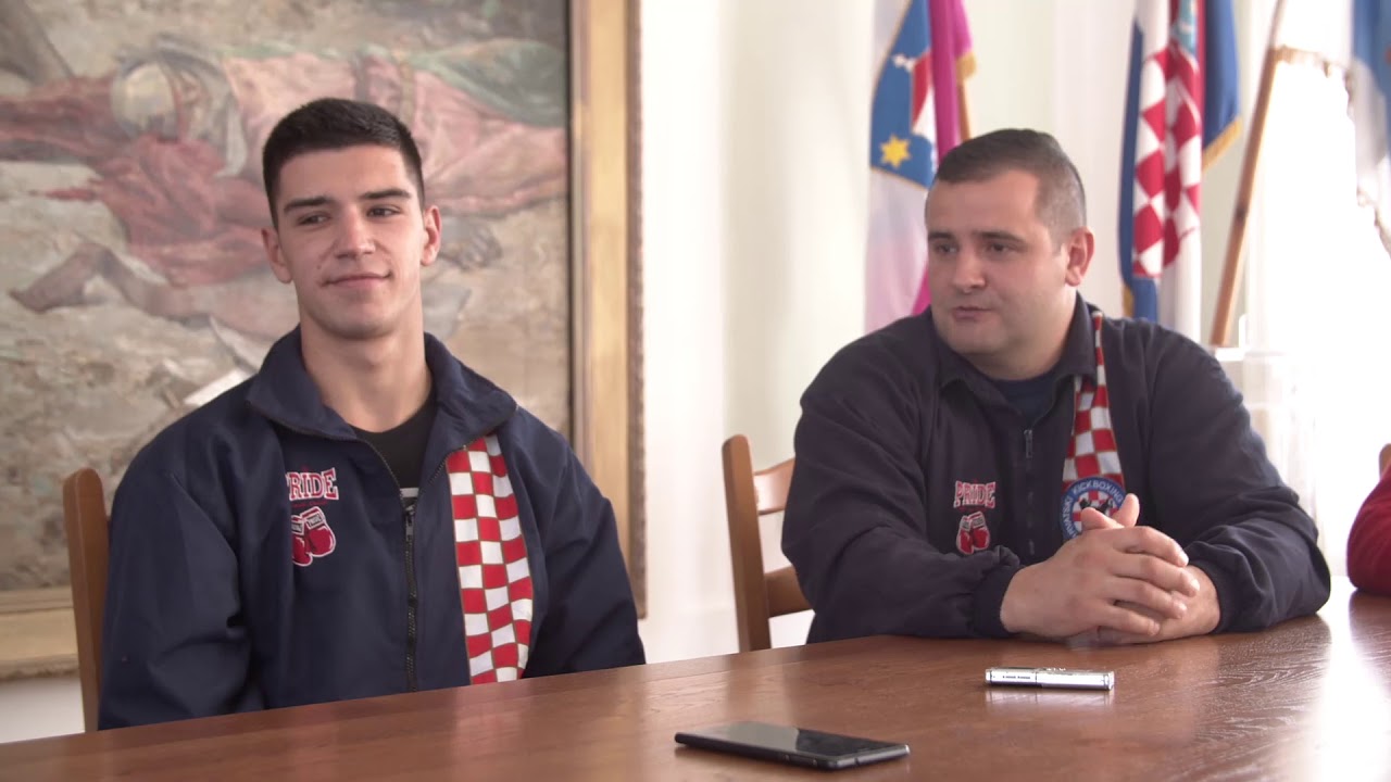 Andrej Kedveš - Prijem kod gradonačelnika Đakova Marina Mandarića