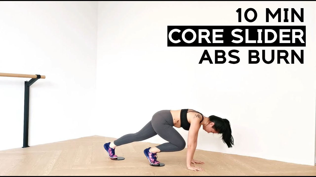 10 MIN Abs Workout at home // Core Slider