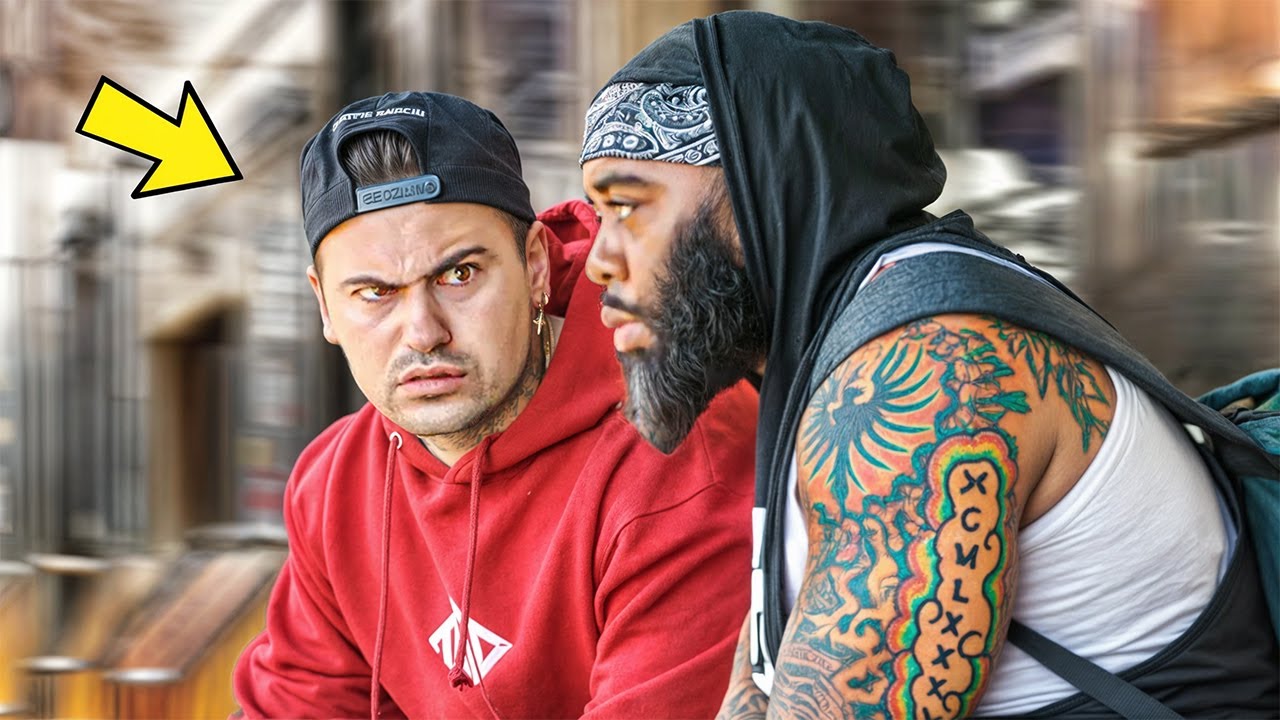 Staring at CRIMINALS in New York Subways GONE WRONG! (MUST WATCH)