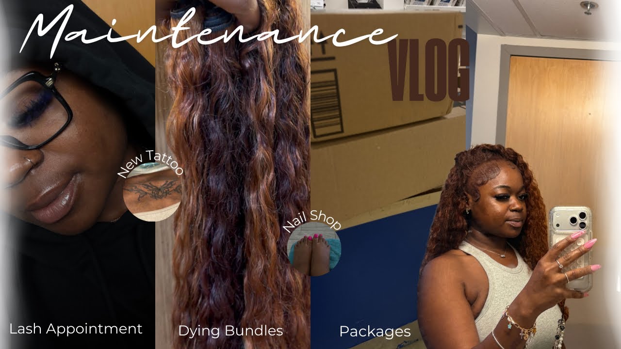|| Maintenance Vlog ||  Appointments , Packages, Haul , NEW TATTOO 