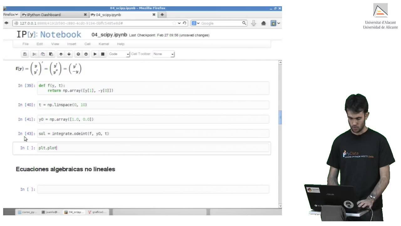 SciPy - Parte 4.2 - Curso Python para científicos e ingenieros