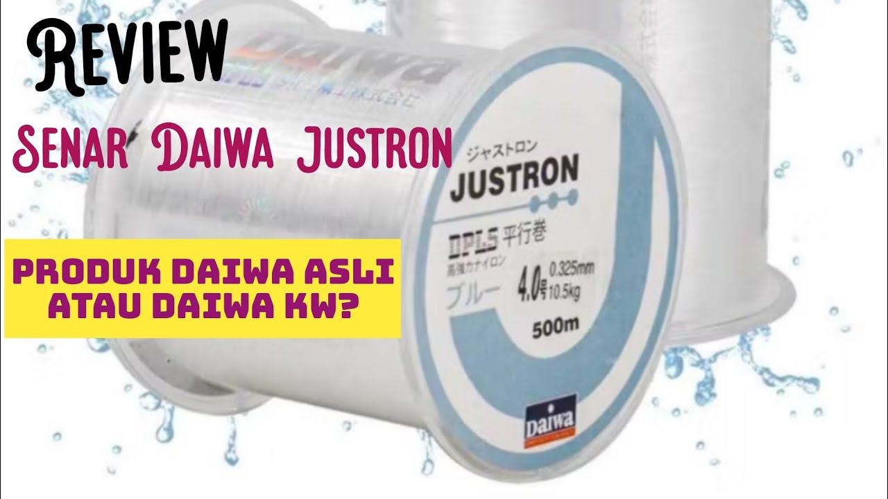 Review Senar Daiwa Justron