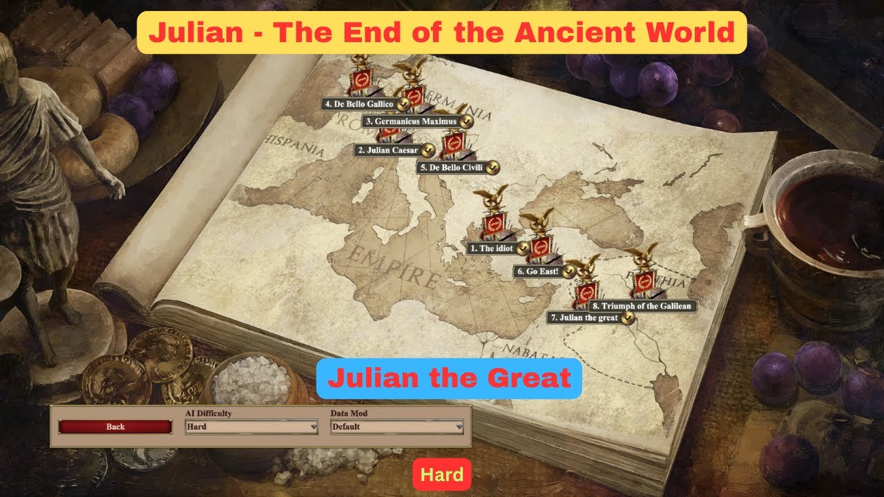 Julian The Great | Julian - The end of the Ancient World | Lets play AOE2 custom campaigns | Hard