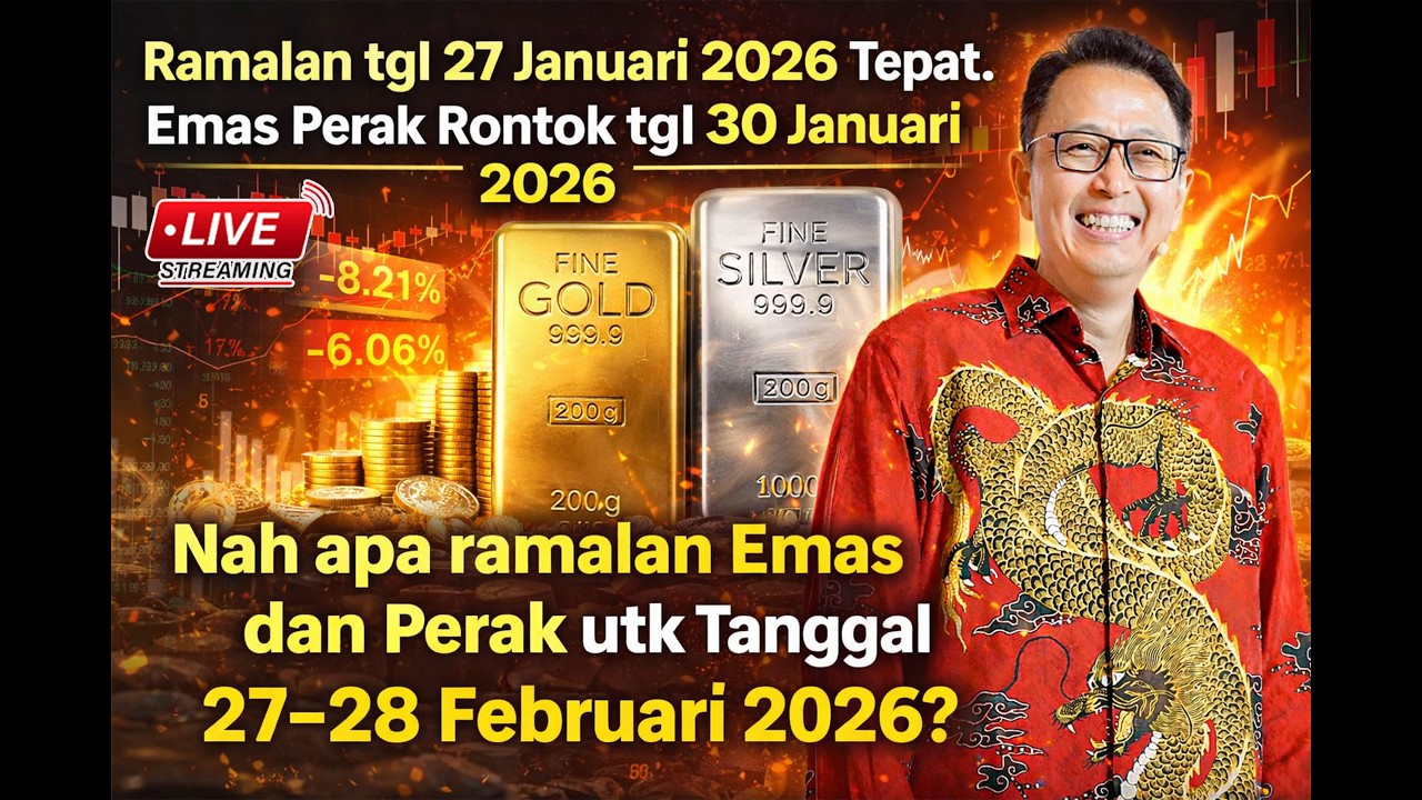 Tgl 27 Janur 2026. Emas Perak Rontok tgl 30 Janur 2026. Nah Emas dan Perak utk Tg] 27-28 Feb 2026?