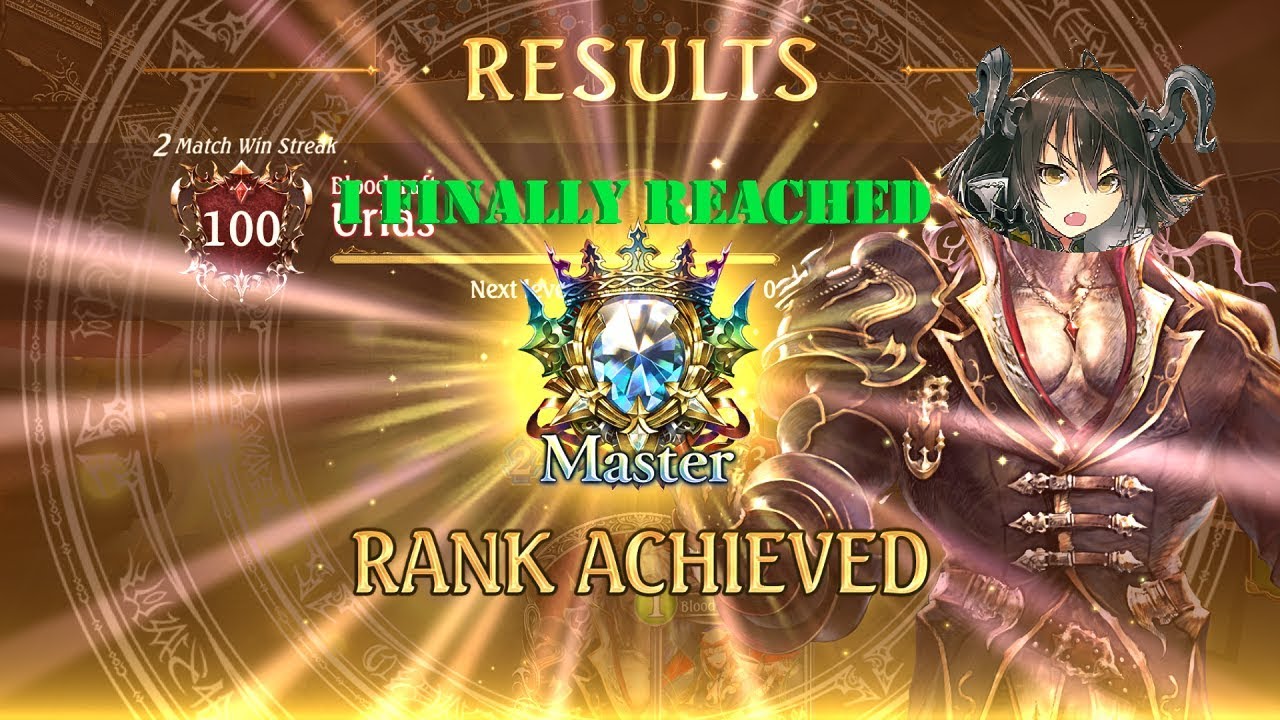 [Shadowverse WD] I Finally Reached Masters! What a Smashing Time :P
