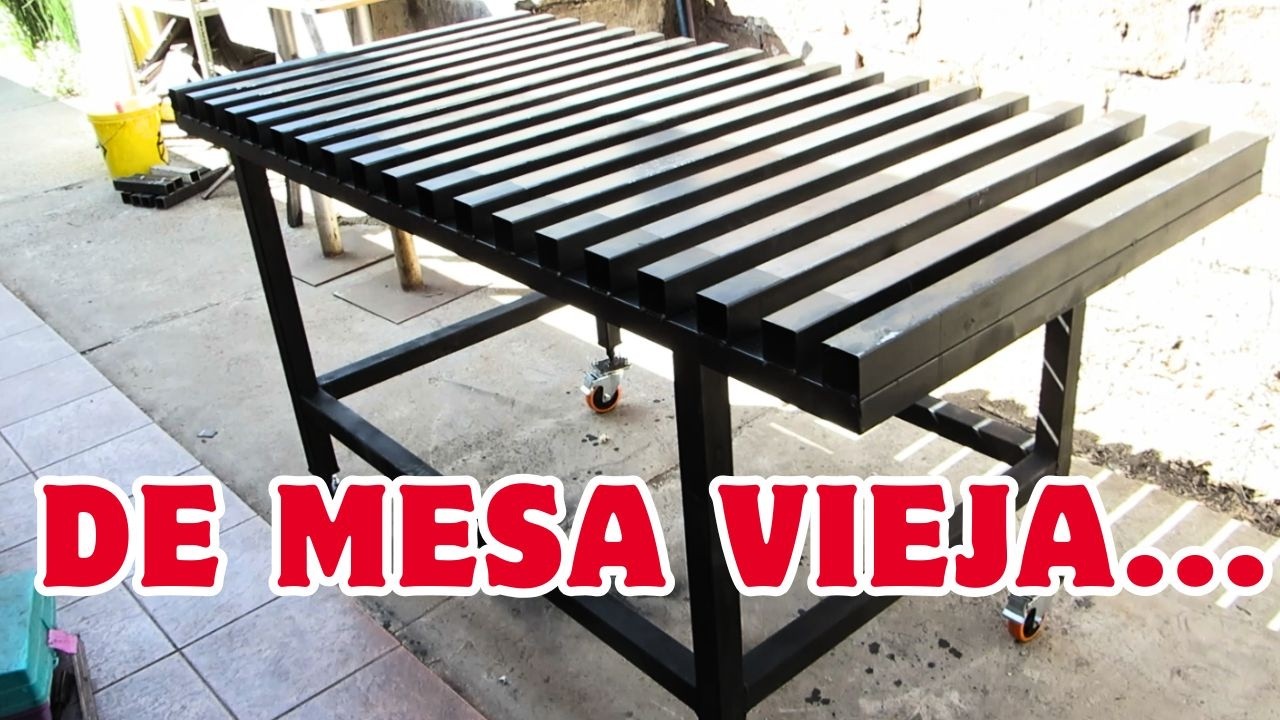 Banco de trabajo para soldar – Parte 1 | Así transformé esta mesa vieja
