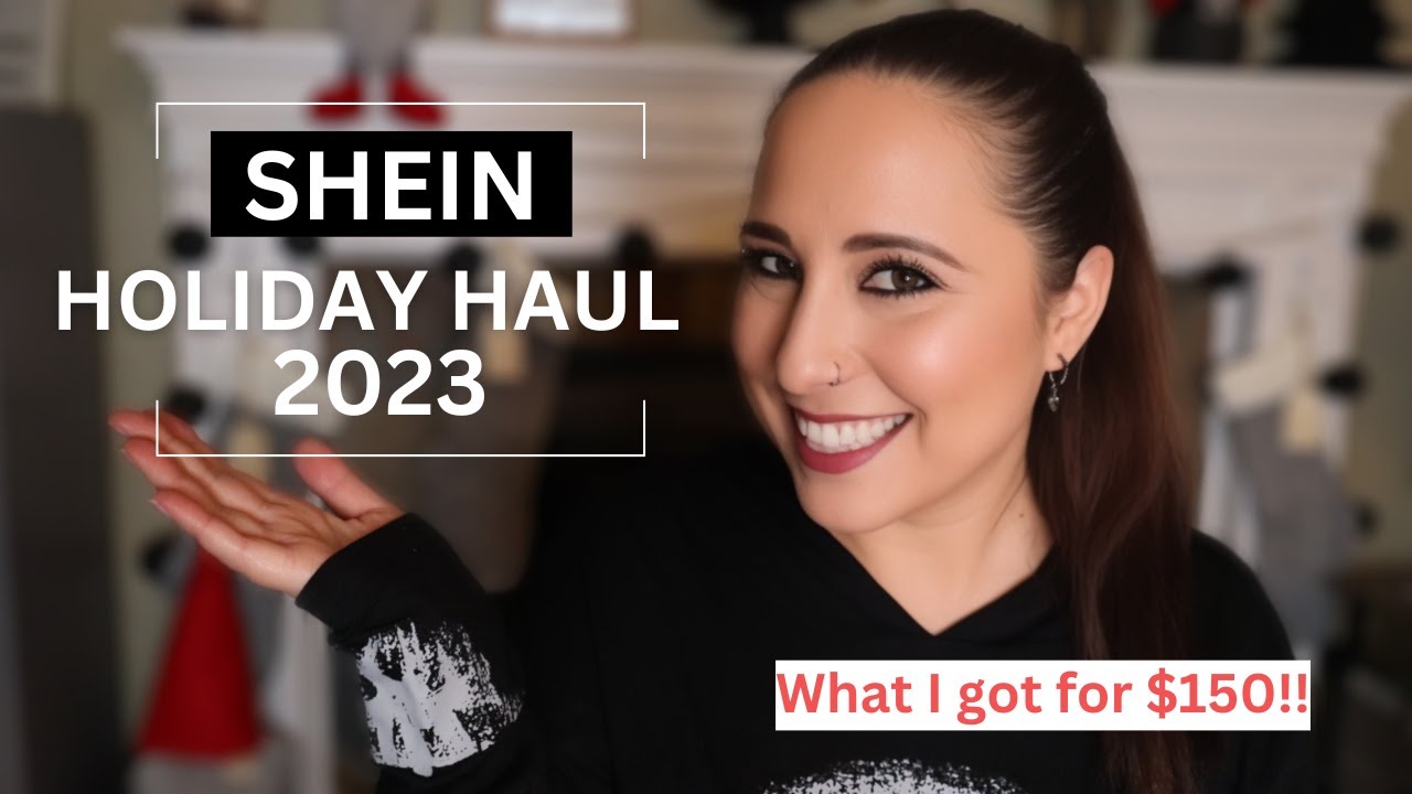 SHEIN HOLIDAY HAUL 2023 | $150!!!!! | Danielle LaRocca