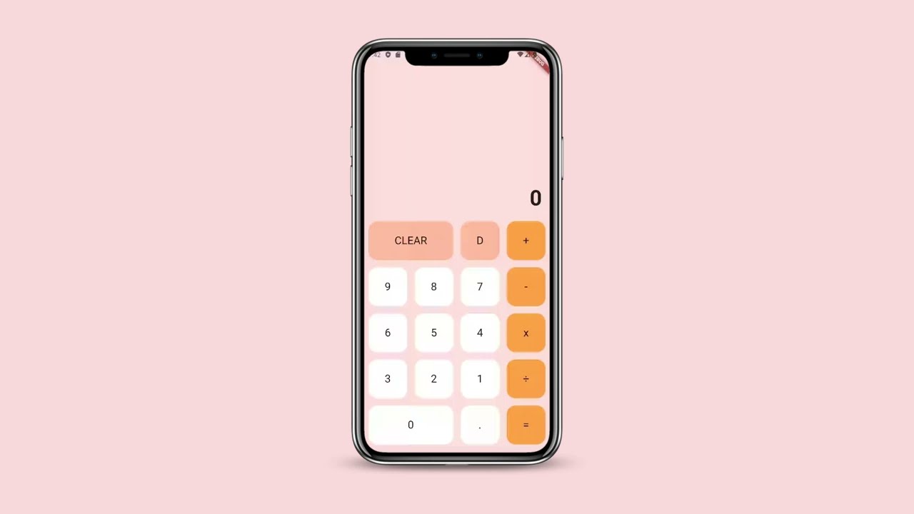 Simple Calculator UI with Flutter | No Talking