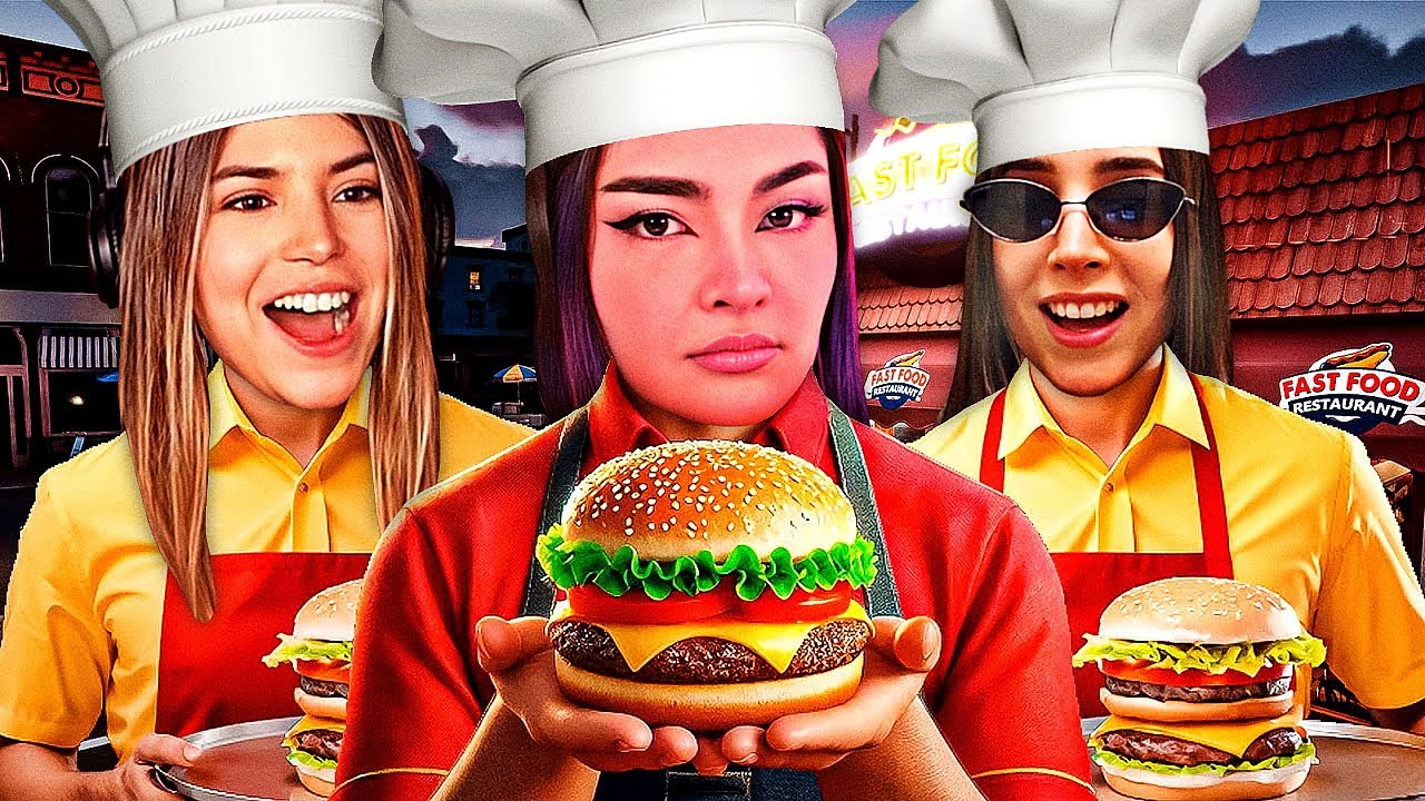 ¡EL SAZÓN DE VANE! | CAPRI JUGANDO FAST FOOD SIMULATOR CON RIVERS & NEZUMI