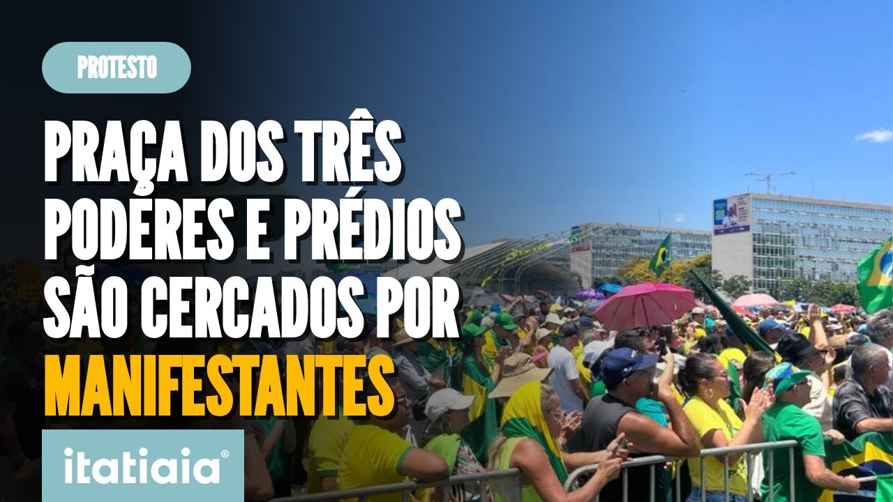 MANIFESTANTES PROTESTAM EM BRASÍLIA CONTRA INDICAÇÃO DE FLÁVIO DINO AO STF