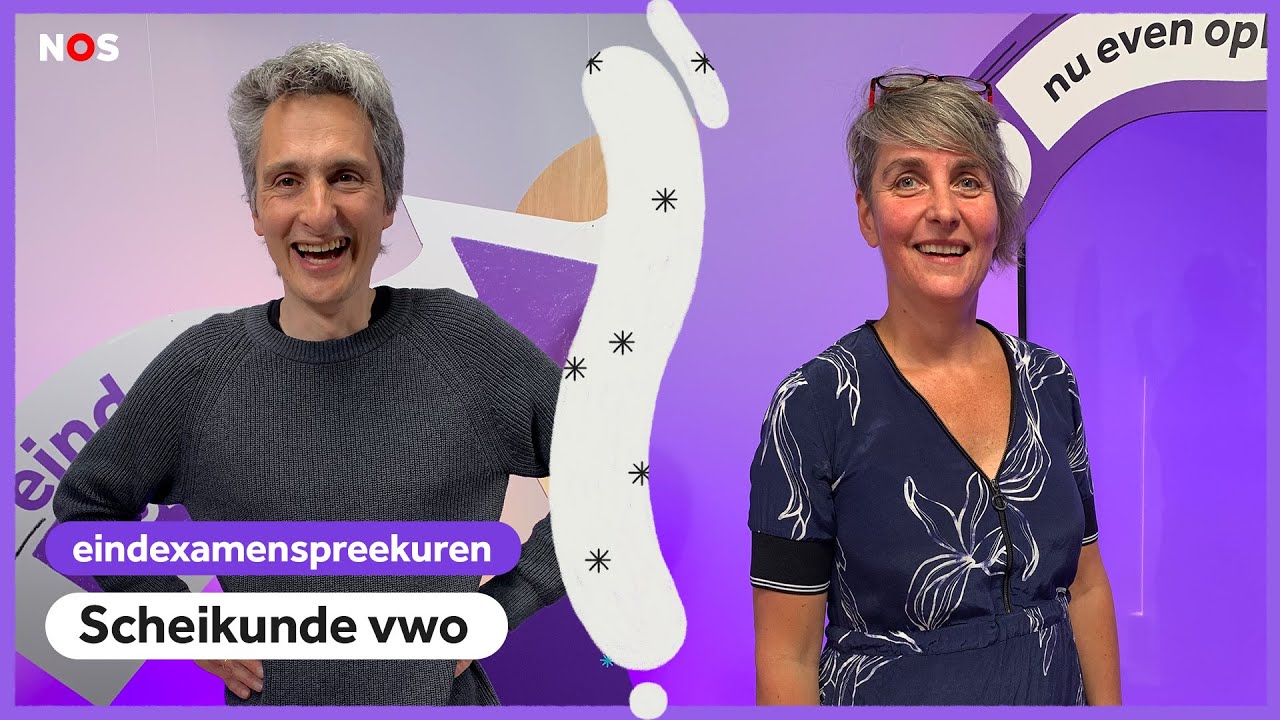 Examenspreekuur scheikunde vwo met docenten Wouter en Gertien