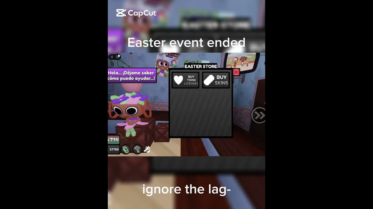 the Easter event is over (this is the reason for inactivity)#dandysworld #roblox #easter #bassie #xd